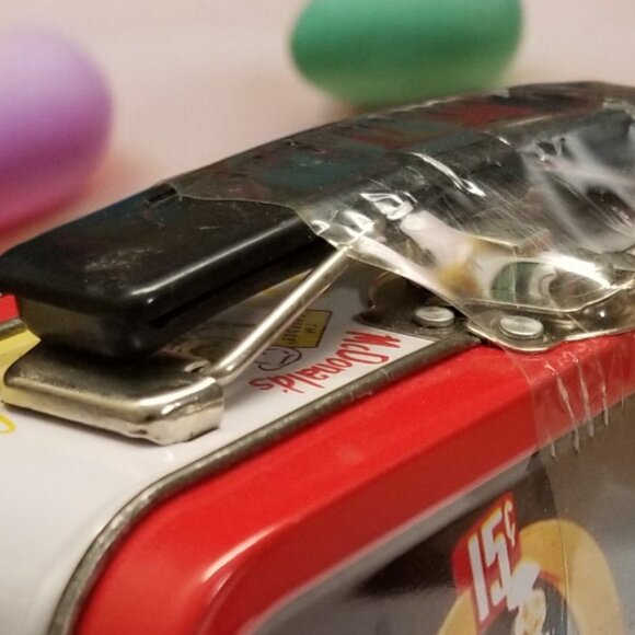 Mini Tin Lunch Box 1998 McDonald's Hamburger Golden Arches Collection Sealed - Picture 16 of 16